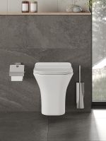 Комплект унитаза с инсталляцией Orange с сиденьем Микролифт и Черной матовой клавишей смыва арт-CI02-100W+APB144 — фото 4, Комплекты унитаз + инсталляция