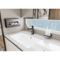 Стакан для зубных щеток Hansgrohe AddStoris Шлифованный черный хром арт-41749340 — фото 2, Стаканы для зубных щеток