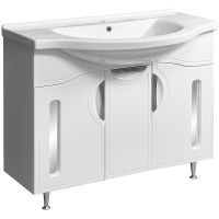 Товар: Тумба под раковину Stella Polar Сильва 100 Белая арт-SP-00000204 - фото 1 Тумба под раковину Stella Polar Сильва 100 Белая арт-SP-00000204 — фото 1, Тумбы под раковину