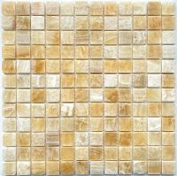 Каменная мозаика из оникса Pixmosaic Honey onyx 30,5x30,5 см арт-PIX306 — фото 1, Мозаика