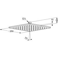 Душевая система Kludi Ameo Хром арт-416720575 — фото 11, Встраиваемые душевые комплекты