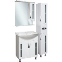 Шкаф пенал Runo Толедо 30 R Белый арт-00000001037 — фото 3, Пеналы для ванной комнаты