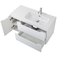 Тумба под раковину BelBagno Etna 100 R подвесная Bianco Lucido арт-ETNA-1000-2C-1A-SO-BL-R — фото 6, Тумбы под раковину