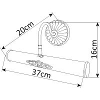 Товар: Подсветка для картин Artelamp Picture lights Античная бронза арт-A5009AP-2AB - фото 4 Подсветка для картин Artelamp Picture lights Античная бронза арт-A5009AP-2AB — фото 4, Подсветки