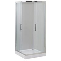 Душевой уголок Aquanet Delta Cube NPE1142 90x90 профиль Хром, стекло прозрачное арт-183212 — фото 3, Квадратные душевые уголки