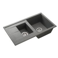 Кухонная мойка Aquaton Делия 87 Серая арт-1A716232DE230 — фото 3, Кухонные мойки