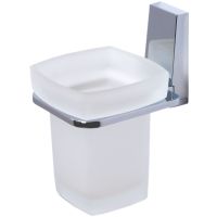 Стакан для зубных щеток WasserKRAFT Lopau Хром арт-K-6028 — фото 1, Стаканы для зубных щеток