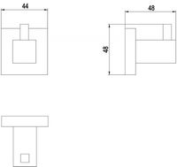 Крючок Timo Selene Золото матовое арт-17011/17 — фото 2, Крючки для полотенец