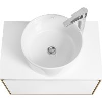 Тумба под раковину Aquaton Либерти 70 подвесная Дуб эльвезия Белая арт-1A279801LYC70 — фото 12, Тумбы под раковину