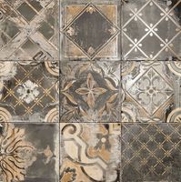 Керамическая плитка Mainzu Ricordi Venezziani Nero настенная 20х20 см арт-PT02996 — фото 1, Керамическая плитка