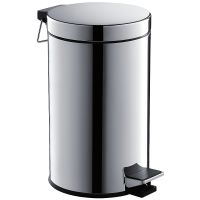 Ведро для мусора Aquatek Хром арт-AQ4992CR — фото 1, Мусорные ведра