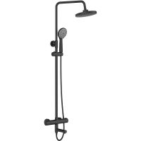 Душевая система Orange Черный арт-T02S3-911b — фото 5, Душевые стойки