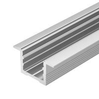 Профиль алюминиевый Arlight встраиваемый для контурной подсветки Серебристый арт-023719 — фото 2, Профили для светодиодных лент