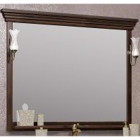 Зеркало Opadiris Риспекто 120 Орех антикварный с выключателем арт-00-00007052 — фото 1, Зеркала в ванную комнату