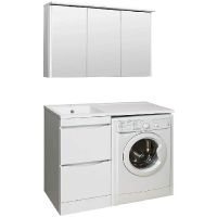 Тумба под раковину Runo Орион 105 Белая арт-00-00000145 — фото 8, Тумбы под раковину