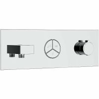 Душевая система Vincea с термостатом Хром арт-VSFW-432T1CH — фото 4, Встраиваемые душевые комплекты