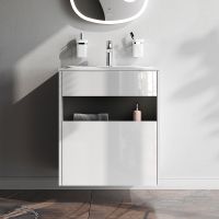 Тумба под раковину AM.PM Func 60 подвесная Белая глянцевая арт-M8FFUX0601WG — фото 6, Тумбы под раковину