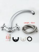 Смеситель для кухни Frap H19-1 Хром матовый арт-F4219-1 — фото 2, Смесители для кухни