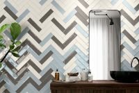 Керамическая плитка Ceramica Ribesalbes Ocean Decor Blue Navy настенная 7,5х30 см арт-Ocean Decor Blue Navy 7,5x30 — фото 3, Керамическая плитка