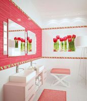 Товар: Керамический бордюр Нефрит Керамика Фреш Тюльпаны 7х50 см арт-05-01-1-77-05-47-160-0 - фото 2 Керамический бордюр Нефрит Керамика Фреш Тюльпаны 7х50 см арт-05-01-1-77-05-47-160-0 — фото 2, Керамическая плитка