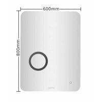 Зеркало Gappo 60 с подсветкой с сенсорным выключателем арт-G602 — фото 8, Зеркала в ванную комнату