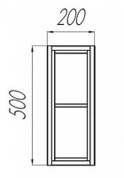 Полка Aquaton Брук 20 Дуб ферр арт-1A201101BCDF0 — фото 8, Полки