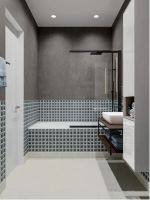 Керамогранит Kerama Marazzi Про Чементо Серый Матовый Обрезной 60х119,5 см арт-DD504620R — фото 3, Керамогранит