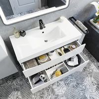 Товар: Тумба с раковиной Iddis Cloud 100 подвесная Белая арт-CLO10W1i95K - фото 4 Тумба с раковиной Iddis Cloud 100 подвесная Белая арт-CLO10W1i95K — фото 4, Тумбы с раковиной