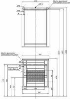 Зеркало Aquanet Бостон М 60 Белое арт-209675 — фото 6, Зеркала в ванную комнату