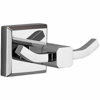 Двойной крючок Gappo G38 Хром арт-G3805-2 — фото 1, Крючки для полотенец