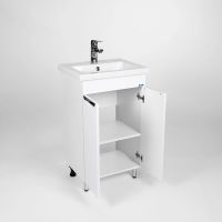 Тумба под раковину VIANT Лима 50 Белая арт-VLIM50CO-T2ST — фото 4, Тумбы под раковину