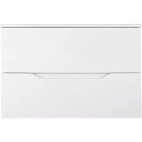 Тумба под раковину Orange Line 80 подвесная Белая матовая арт-Li-80Tuw — фото 1, Тумбы под раковину