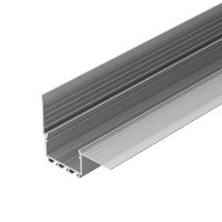 Профиль алюминиевый Arlight Round встраиваемый Серебристый арт-026547 — фото 2, Профили для светодиодных лент