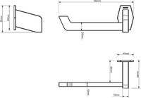 Товар: Держатель туалетной бумаги Sonia Luce Черный матовый арт-182480 - фото 3 Держатель туалетной бумаги Sonia Luce Черный матовый арт-182480 — фото 3, Держатели туалетной бумаги