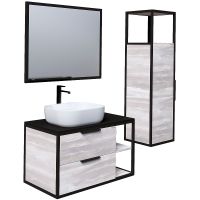 Тумба под раковину Grossman Лофт 90 подвесная Шанико арт-109002 — фото 8, Тумбы под раковину