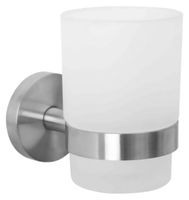 Товар: Стакан Nofer Niza сатин, матовый/матовое стекло арт-16861.S - фото 1 Стакан Nofer Niza сатин, матовый/матовое стекло арт-16861.S — фото 1, Стаканы для зубных щеток