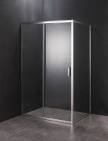 Душевой уголок Orange 140x90 профиль Хром стекло прозрачное арт-E23-14090TCR — фото 2, Прямоугольные душевые уголки