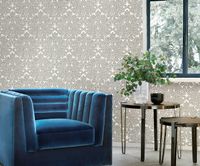 Обои Zambaiti Parati Trussardi VII Винил на флизелине (0,7*10,05) Серый, Дамаск арт-18935 — фото 3, Обои для стен