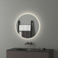 Зеркало Evoform Ledshine d60 с подсветкой 15 W - без выключателя - нейтральный белый свет арт-BY 2543 — фото 2, Зеркала в ванную комнату