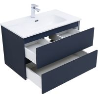 Тумба под раковину Aquanet Вега 2.0 80 подвесная Маренго арт-337949 — фото 6, Тумбы под раковину