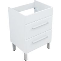 Тумба под раковину Aquanet Лукка 58 подвесная Белая глянцевая арт-302396 — фото 6, Тумбы под раковину