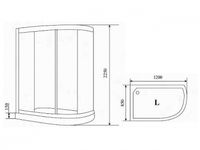 Душевая кабина Timo Comfort 120x85 с гидромассажем арт-T-8802LF — фото 6, Душевые кабины
