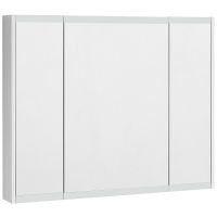 Зеркальный шкаф Aquaton Нортон 100 Белый глянец арт-1A249302NT010 — фото 1, Зеркальные шкафы в ванную