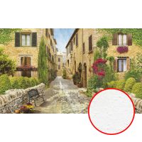 Фреска Ortograf Городской пейзаж 0920 Фактура бархат FX Флизелин (4,5*2,7) Бежевый/Зеленый, Город/Пейзаж арт-0920 (бархат FX) — фото 1, Фрески