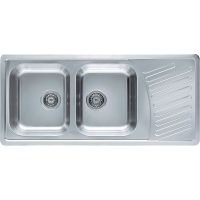 Кухонная мойка Alveus Elegant 70 SAT-90 1110x510 Сатинированная сталь арт-1009386 — фото 1, Кухонные мойки