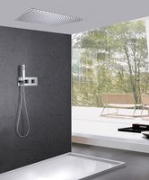 Душевая система Abber Daheim с термостатом Хром арт-AF8255 — фото 2, Встраиваемые душевые комплекты