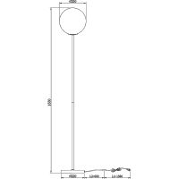 Торшер Maytoni Modern Ring Белый арт-MOD013FL-01W — фото 5, Торшеры