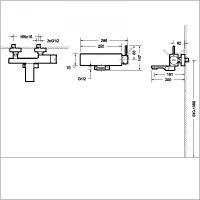 Товар: Смеситель для ванны Bravat Arc Черный арт-F66061K-01A-ENG - фото 2 Смеситель для ванны Bravat Arc Черный арт-F66061K-01A-ENG — фото 2, Смеситель для ванны