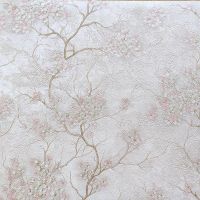 Обои Wiganford by Solo Fusion Винил на флизелине (1,06*10,05) Серый/Розовый/Коричневый, Деревья/Цветы арт-ER71303 — фото 1, Обои для стен