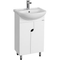 Тумба под раковину Aquaton Панда 46 Белая арт-1A053701PD010 — фото 1, Тумбы под раковину